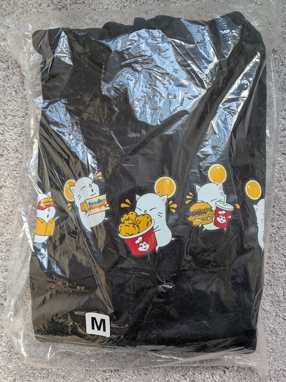 [NWT] Jollibee X Final fantasy Moogle Hoodie - Size Medium